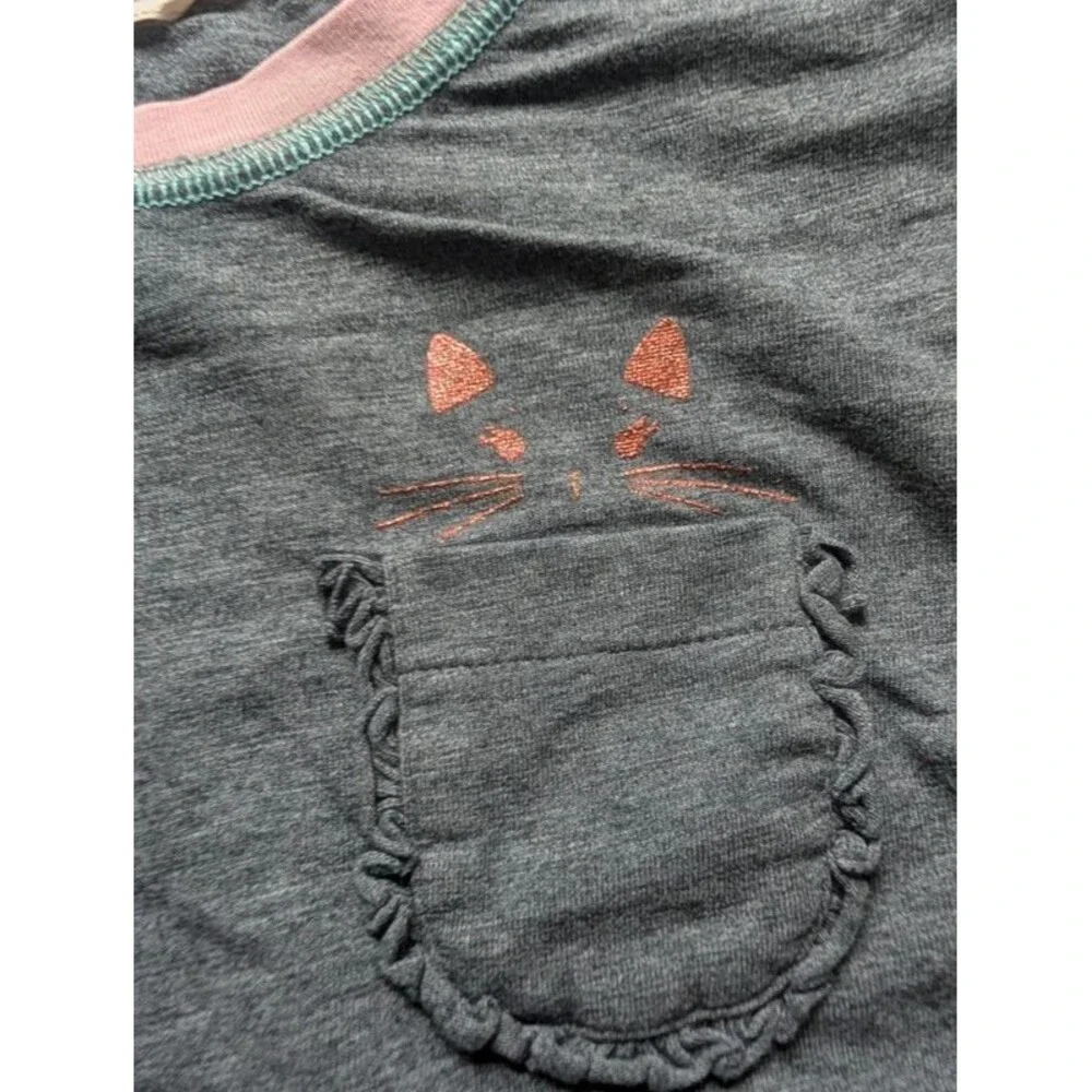 Matilda Jane Cat Pocket Long Sleeve T-shirt, 8Y (U1)